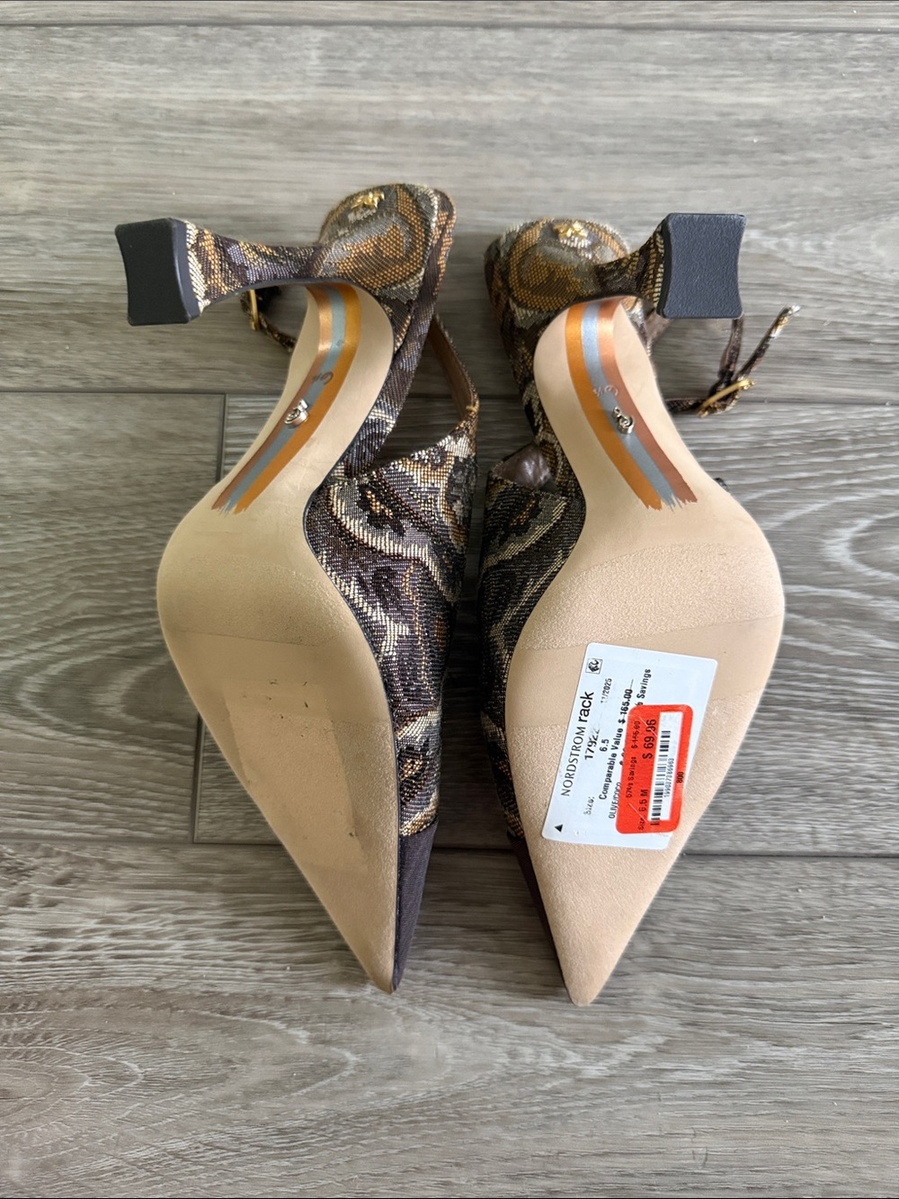 NWT Sam Edelman Sling back Heels, Sz 6.5 - Picture 5 of 9